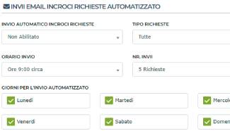 programmazione invio automatizzato incroci